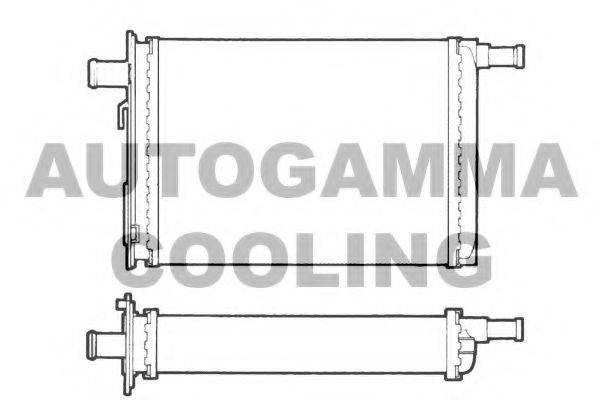 AUTOGAMMA 101666 Теплообменник, отопление салона