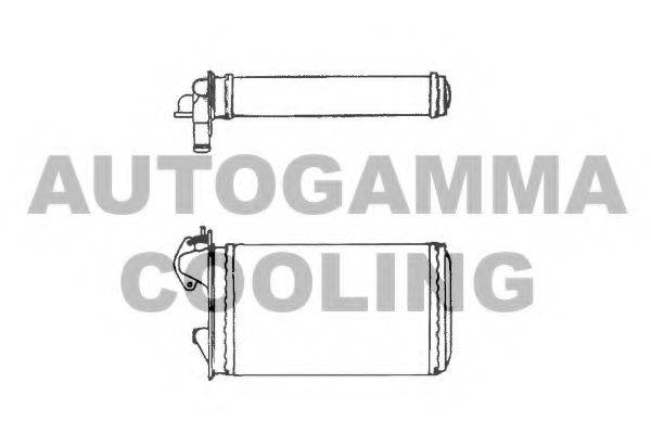 AUTOGAMMA 101673 Теплообменник, отопление салона