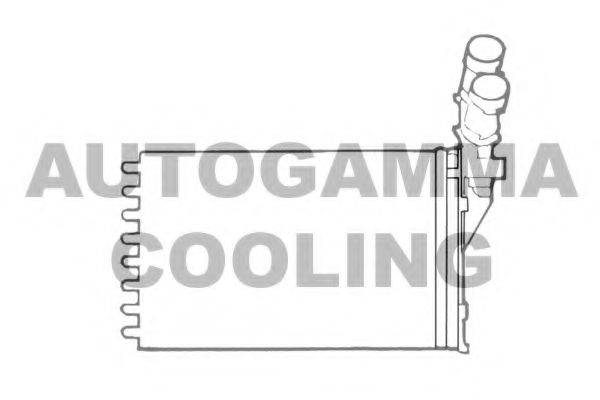 AUTOGAMMA 101684 Теплообменник, отопление салона