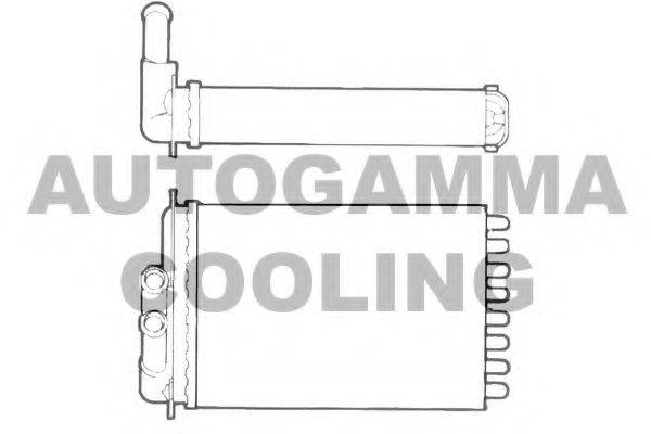 AUTOGAMMA 101688 Теплообменник, отопление салона
