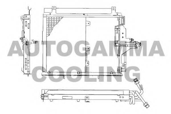 AUTOGAMMA 101696 Конденсатор, кондиционер