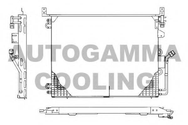 AUTOGAMMA 101729 Конденсатор, кондиционер