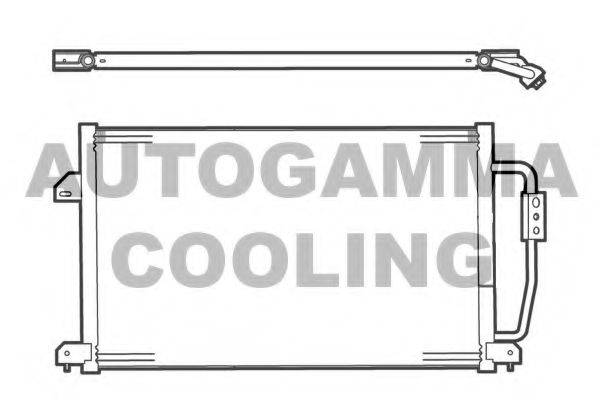 AUTOGAMMA 101735 Конденсатор, кондиционер