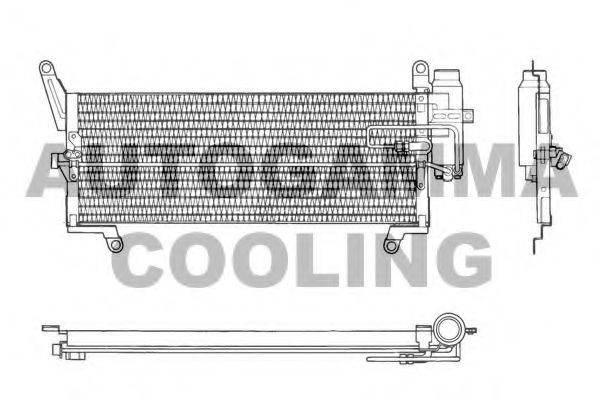 AUTOGAMMA 101738 Конденсатор, кондиционер