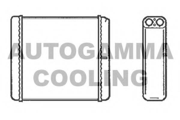 AUTOGAMMA 101771 Теплообменник, отопление салона