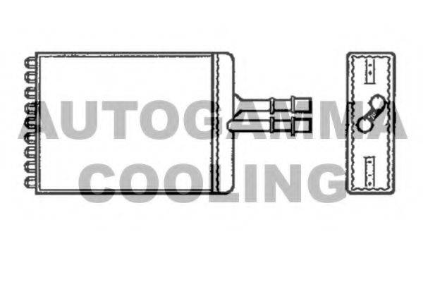 AUTOGAMMA 101772 Теплообменник, отопление салона