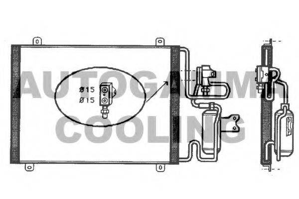 AUTOGAMMA 101811 Конденсатор, кондиционер