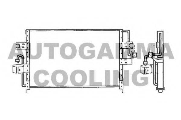 AUTOGAMMA 101835 Конденсатор, кондиционер