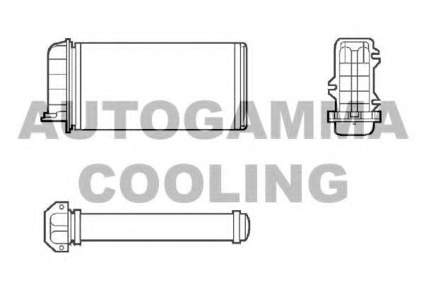 AUTOGAMMA 101970 Теплообменник, отопление салона