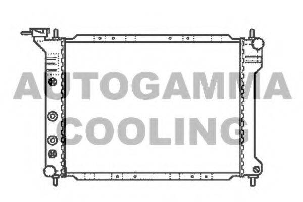 AUTOGAMMA 101984 Радиатор, охлаждение двигателя