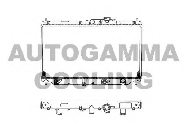 AUTOGAMMA 101993 Радиатор, охлаждение двигателя