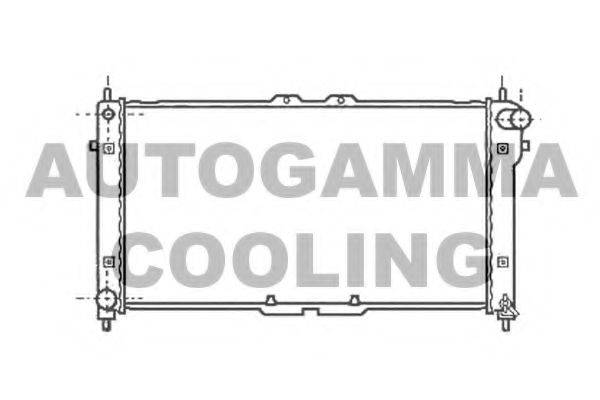 AUTOGAMMA 102140 Радиатор, охлаждение двигателя