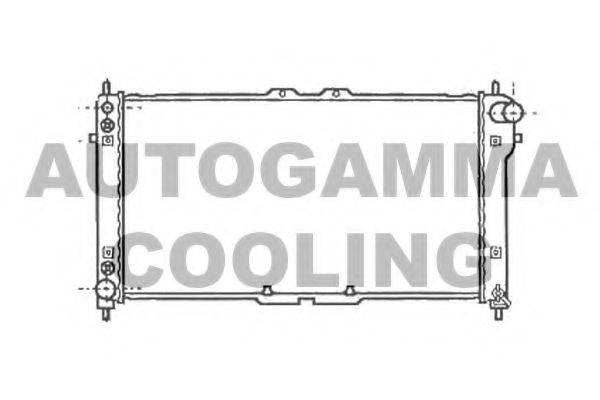 AUTOGAMMA 102141 Радиатор, охлаждение двигателя