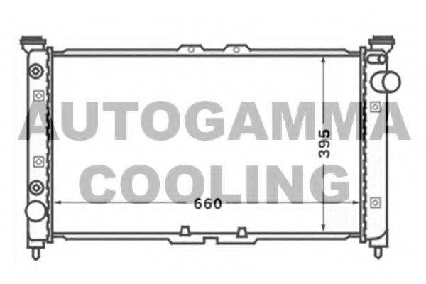 AUTOGAMMA 102145 Радиатор, охлаждение двигателя