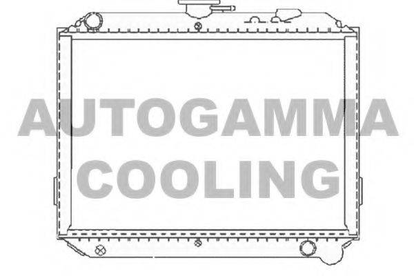 AUTOGAMMA 102216 Радиатор, охлаждение двигателя