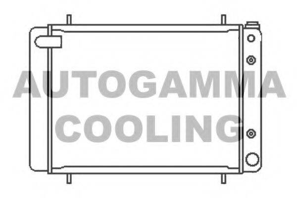 AUTOGAMMA 102292 Радиатор, охлаждение двигателя