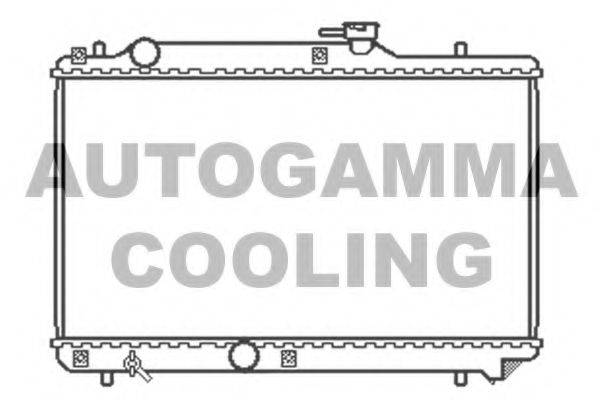 AUTOGAMMA 102322 Радиатор, охлаждение двигателя