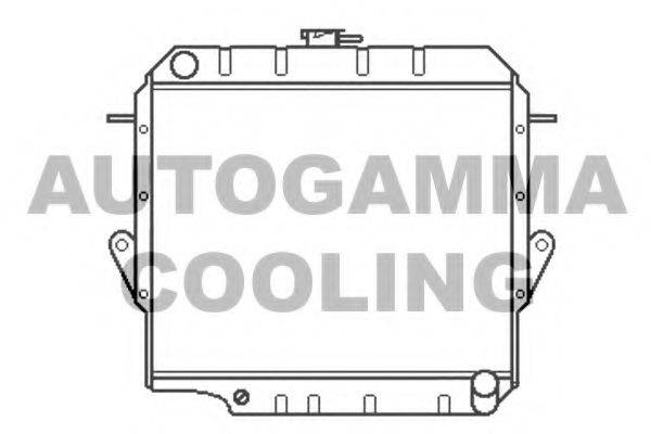 AUTOGAMMA 102363 Радиатор, охлаждение двигателя