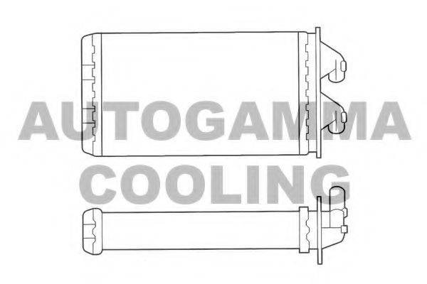 AUTOGAMMA 102430 Теплообменник, отопление салона