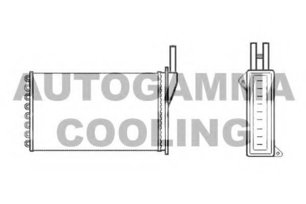 AUTOGAMMA 102440 Теплообменник, отопление салона
