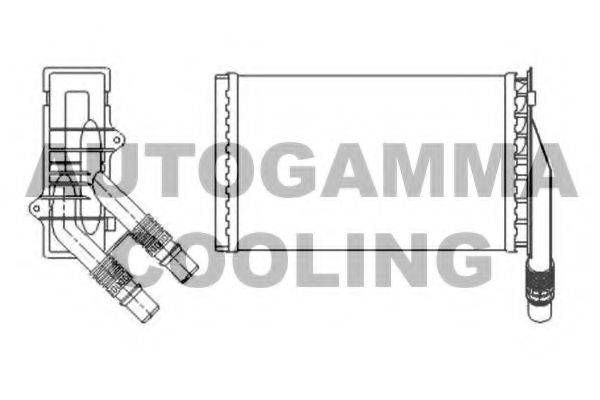 AUTOGAMMA 102460 Теплообменник, отопление салона