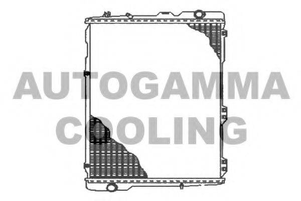 AUTOGAMMA 102524 Радиатор, охлаждение двигателя