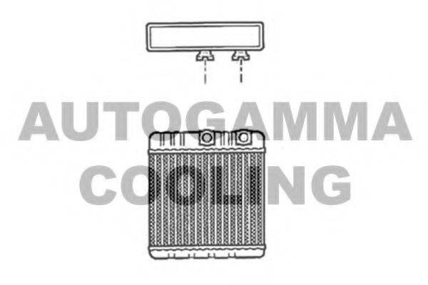 AUTOGAMMA 102541 Теплообменник, отопление салона