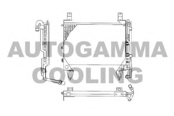 AUTOGAMMA 102693 Конденсатор, кондиционер