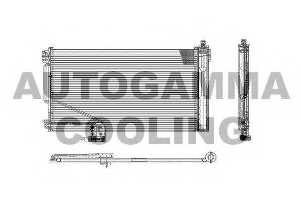 AUTOGAMMA 102701 Конденсатор, кондиционер