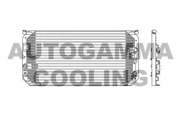 AUTOGAMMA 102800 Конденсатор, кондиционер