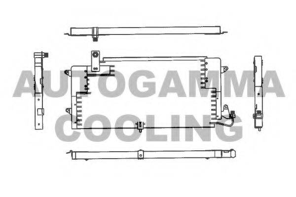 AUTOGAMMA 102821 Конденсатор, кондиционер