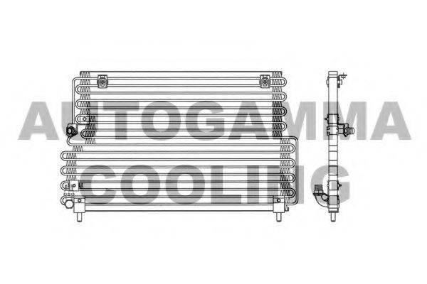 AUTOGAMMA 102826 Конденсатор, кондиционер