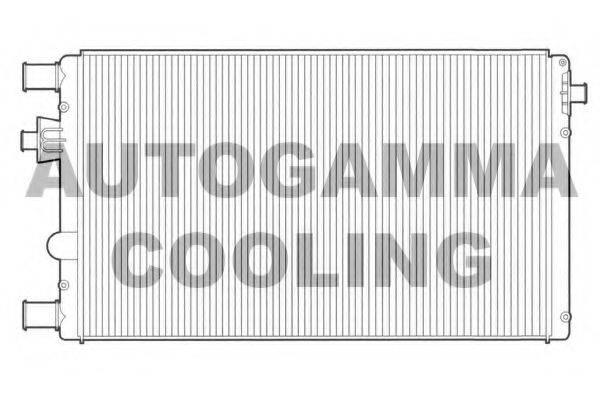 AUTOGAMMA 102867 Радиатор, охлаждение двигателя