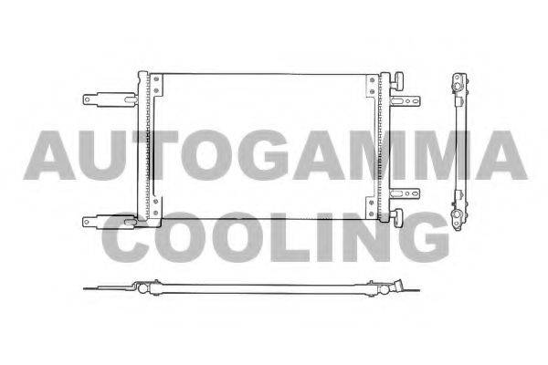 AUTOGAMMA 102966 Конденсатор, кондиционер