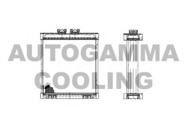 AUTOGAMMA 102996 Теплообменник, отопление салона