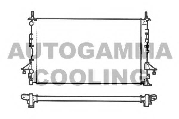 AUTOGAMMA 102998 Радиатор, охлаждение двигателя