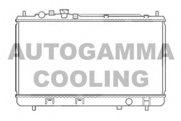 AUTOGAMMA 103056 Радиатор, охлаждение двигателя