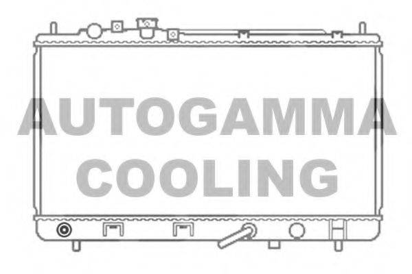 AUTOGAMMA 103057 Радиатор, охлаждение двигателя