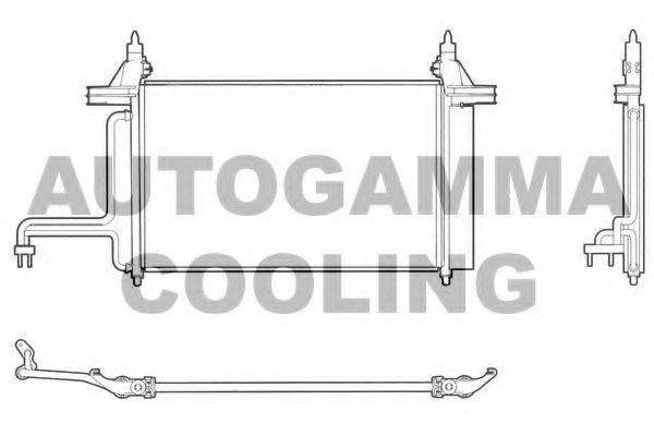 AUTOGAMMA 103060 Конденсатор, кондиционер