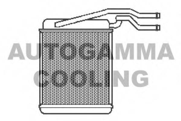 AUTOGAMMA 103133 Теплообменник, отопление салона