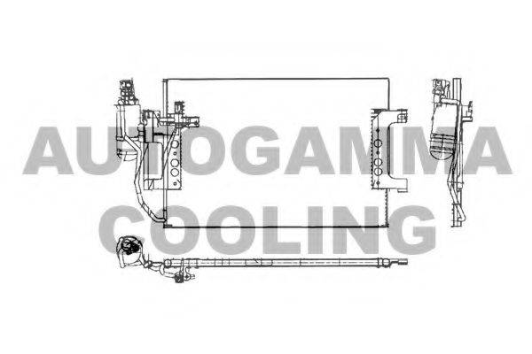 AUTOGAMMA 103175 Конденсатор, кондиционер