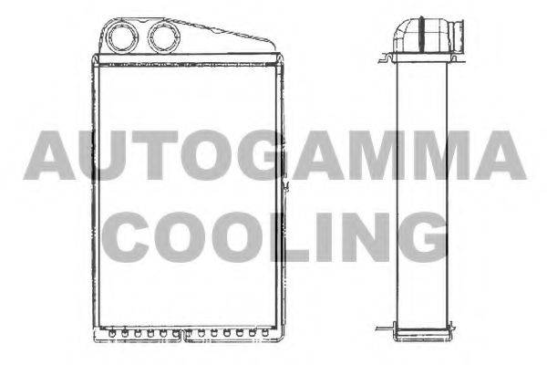 AUTOGAMMA 103247 Теплообменник, отопление салона