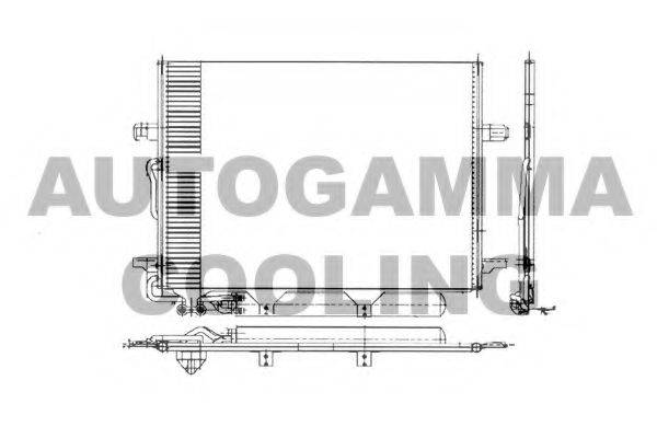 AUTOGAMMA 103275 Конденсатор, кондиционер