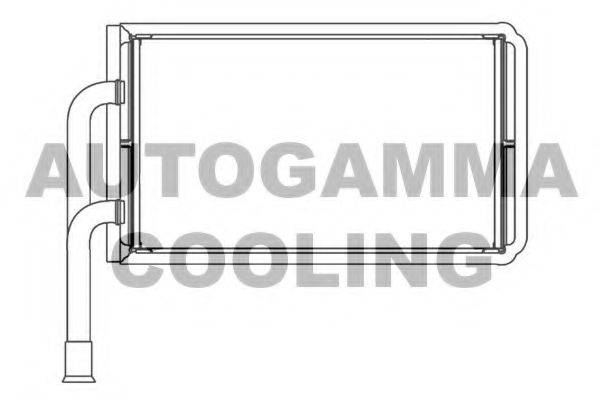 AUTOGAMMA 103431 Теплообменник, отопление салона