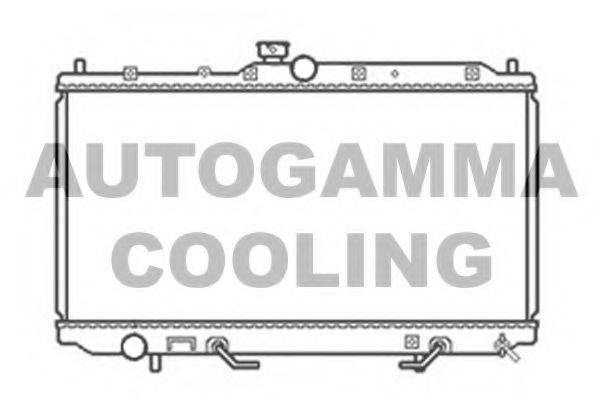 AUTOGAMMA 103478 Радиатор, охлаждение двигателя