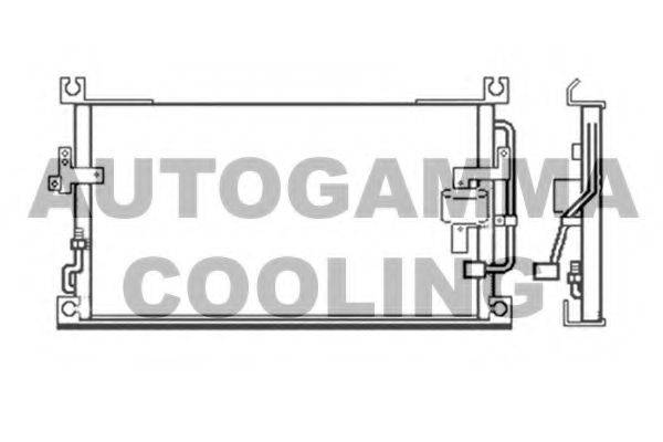 AUTOGAMMA 103483 Конденсатор, кондиционер