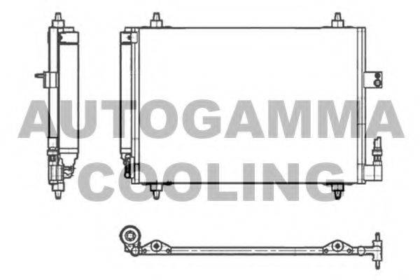 AUTOGAMMA 103659 Конденсатор, кондиционер