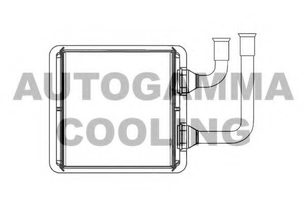 AUTOGAMMA 103722 Теплообменник, отопление салона
