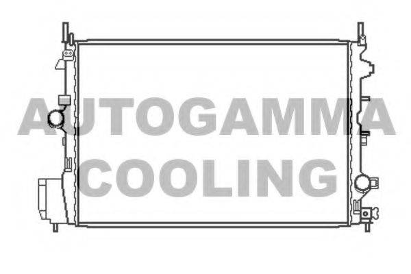 AUTOGAMMA 103754 Радиатор, охлаждение двигателя