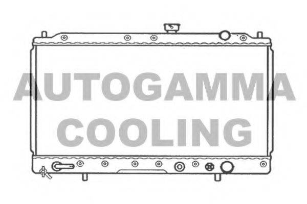 AUTOGAMMA 103959 Радиатор, охлаждение двигателя